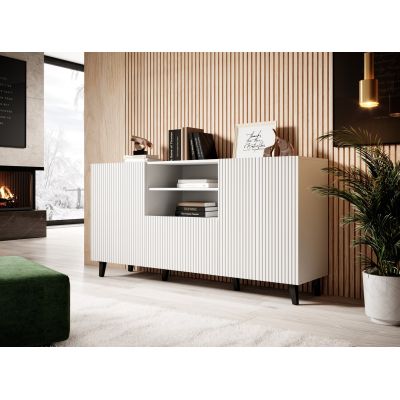 3. PAFOS chest of drawers 150x40x82 white matt