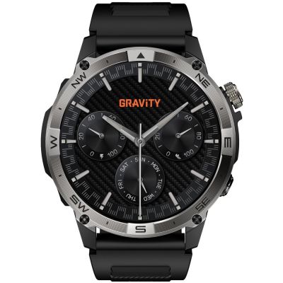 7. Smartwatch Gravity Black Strap + Bracelet GT46-1