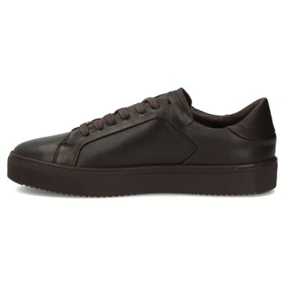 4. Men's brown leather sneakers Filippo MP8274