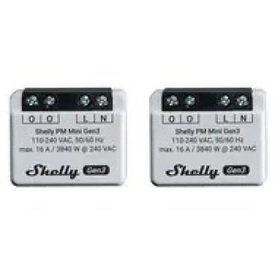 Shelly PM Mini Gen3 / Consumption measurement module 2 pcs / Wi-Fi / Bluetooth / 16A