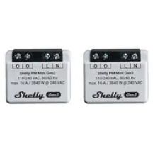 Shelly PM Mini Gen3 / Consumption measurement module 2 pcs / Wi-Fi / Bluetooth / 16A