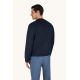 2. Paul&Shark men's cotton and lyocell sweatshirt, navy blue 26411803-50