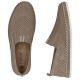 4. Men's brown leather moccasins, openwork, comfortable, Rieker B5286-25