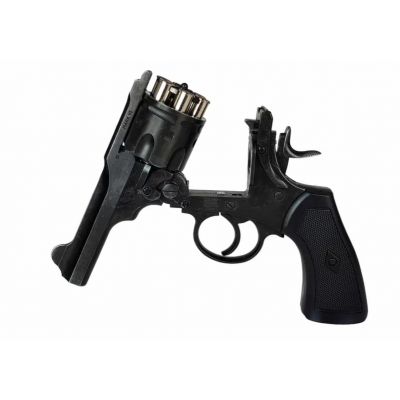 7. WEBLEY MKVI .455 Police revolver, cal. 5.5 mm, Diabolo, 6-shot cartridges, 4" barrel, CO2 Battlefield Ekp do17J