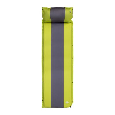 NILS CAMP NC4349 Self-inflating mat with pillow Green-gray