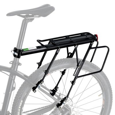 Rockbros bike rack with shelf black