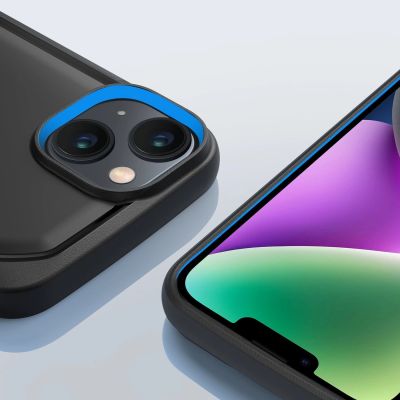 10. Raptic X-Doria Slim Case iPhone 14 Plus back cover black