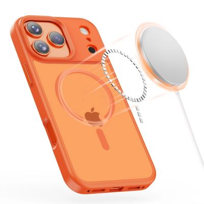 4. Tech-Protect MagMat MagSafe Case for iPhone 17 Pro Max - Orange