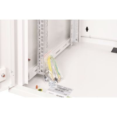 16. 19-inch 16U Digitus wall-mounted cabinet 820x600x600 mm, gray (RAL 7035)