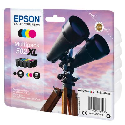 3. Epson Multipack 4-colors 502XL Ink