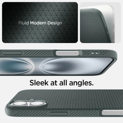 11. Spigen Liquid Air iPhone 16 Case - Green