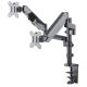 MANHATTAN DESK ARM 2X TV LED/LCD 17-32 INCHES