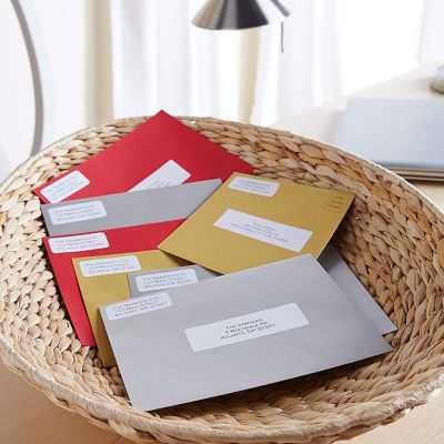 18. DYMO LW Large Address Labels 36 x 89 mm S0722390 Balta Lipni spausdintuvo etikete