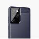 4. Carbon Case Flexible Cover TPU Case for Samsung Galaxy S21 Ultra 5G blue