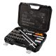 Socket wrench set 1/2", 25 pcs, satin