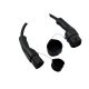 Helos Type 2 EV charger, TV mode 3, 16A, 11kW, 3-phase 7.5 meters with bag