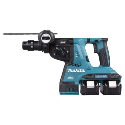 3. Makita Hammer Drill 2x18V DHR281PT2J 2.9J 2x5.0Ah BL + handle