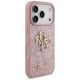 4. Guess Fixed Glitter Big 4G Case for iPhone 17 Pro / 18 Pro - Pink