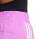 9. adidas Pacer Training 3-Stripes Woven High Rise shorts W IX1079