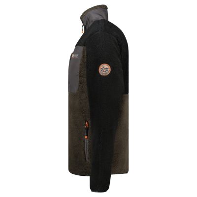 6. Men’s Fleece Jacket Geographical Norway TARLEY BLACK DB MEN 0124 (WZ8068H/GN-BLACK)