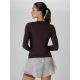 2. Women's training longsleeve slim quick-drying 4F 4FRAW26TFLOF0733-80S