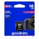 3. GoodRam S1A0-0160R12 Memory Card (16GB; Class 10, Class U1, V10; Memory Card)