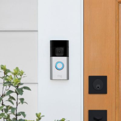 2. Amazon Ring Video Doorbell 3 Plus Silver/Black - 5B03-026