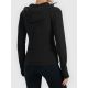 2. Women's fleece jacket with hood 4F 4FWMM00TFLEF468-20S