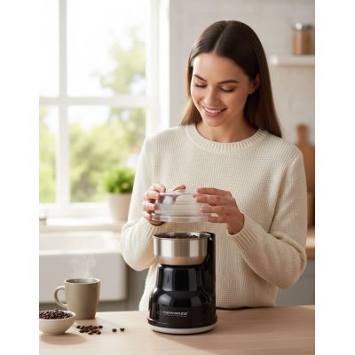 11. Esperanza Lungo EKC002K coffee grinder (160W; impact; black)