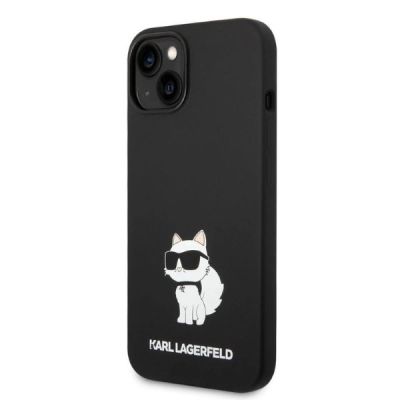 2. Karl Lagerfeld Silicone Choupette case for iPhone 14 Plus - black