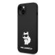 2. Karl Lagerfeld Silicone Choupette case for iPhone 14 Plus - black