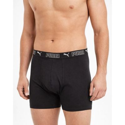 5. Puma Men's Boxer Briefs Long 3-Pack Black Comfortable