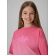 3. Girls' loose T-shirt with print 4F 4FJRSS26TTSHF4186-90A