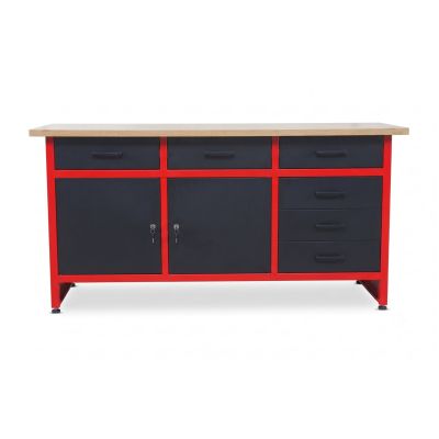 AWTOOLS WORKBENCH 6 DRAWERS 160x60x85cm