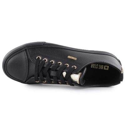 4. Women's low-top sneakers, eco-leather, white, Big Star RR274749