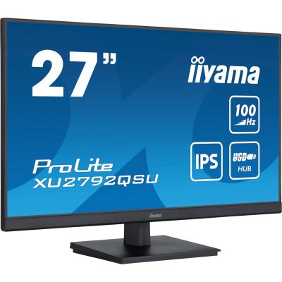 iiyama ProLite computer monitor 68.6 cm (27") 2560 x 1440 px Dual WQHD LED Black
