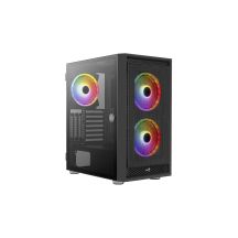 AEROCOOL PGS GRAPHITE-G-BK-v2 FRGB Case Black