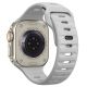 2. Tech-Protect Silicone Line Strap for Apple Watch 44 / 45 / 46 / 49 mm - Gray