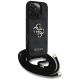3. Guess 4G Big Logo Cord Stap Crossbody Case for iPhone 16 Pro Black