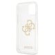 7. Guess GUHCP12LPCUGL4GTR iPhone 12 Pro Max 6.7" transparent hard case Glitter 4G Big Logo