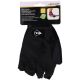 4. DUNLOP RS SENIOR BLACK CYCLING GLOVES