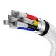 5. Baseus Cafule Metal 100W USB-C - USB-C Cable 2m - White