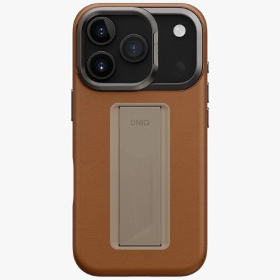 2. Uniq Heldro Pro Magclick Charging Case for iPhone 17 Pro - Brown