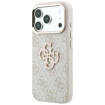 2. Guess 4G & Big Resin Logo Case for iPhone 17 Pro Max / 18 Pro Max - Pink