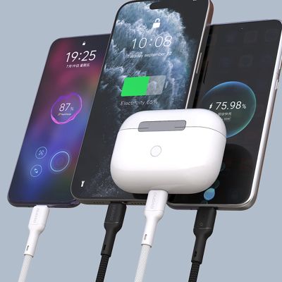 9. Dudao L9X 30W USB-C - Lightning Cable 2m - White