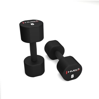 7. HPT08 2 x 8 KG POLYURETHANE TPU HMS Dumbbells