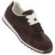 Women's brown suede leather shoes Vinceza 86427