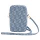 2. Guess Zip GCube Bottom Stripe phone bag - blue