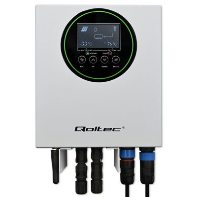 5. Qoltec Inverter Solar water heating converter ECO Solar Boost MPPT BYPASS LCD 3kW/4kW Wi-fi