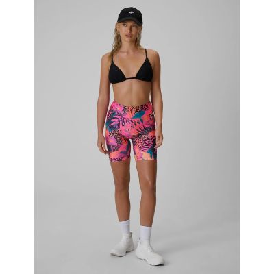 6. Women's knitted cycling leggings 4F 4FRSS26TSTIF053-90A